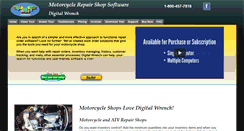 Desktop Screenshot of motorcyclerepairshopsoftware.com