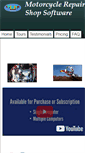 Mobile Screenshot of motorcyclerepairshopsoftware.com