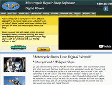 Tablet Screenshot of motorcyclerepairshopsoftware.com